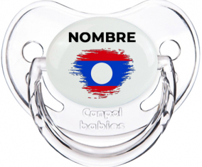 Bandera del efecto pincel Laos con nombre: Chupete fisiológica