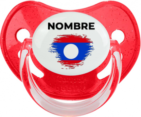 Bandera del efecto pincel Laos con nombre: Chupete fisiológica