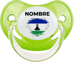 Lesotho pincel efecto bandera con nombre: Chupete fisiológica