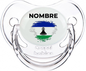 Lesotho pincel efecto bandera con nombre: Chupete fisiológica