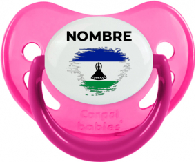 Lesotho pincel efecto bandera con nombre: Chupete fisiológica