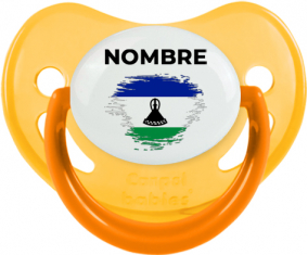 Lesotho pincel efecto bandera con nombre: Chupete fisiológica