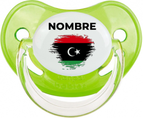 Libia cepilla la bandera del efecto con nombre: Chupete fisiológica