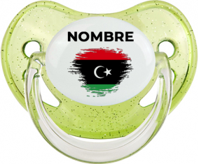 Libia cepilla la bandera del efecto con nombre: Chupete fisiológica