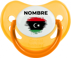 Libia cepilla la bandera del efecto con nombre: Chupete fisiológica