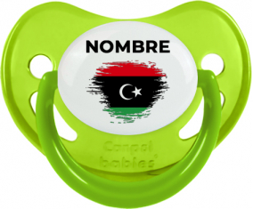 Libia cepilla la bandera del efecto con nombre: Chupete fisiológica