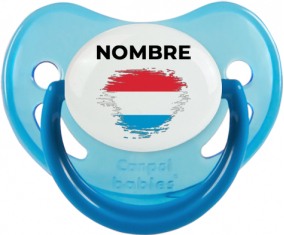 Bandera del efecto pincel de Luxemburgo con nombre: Chupete fisiológica