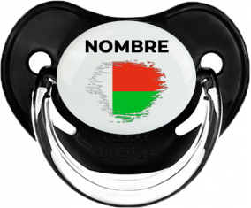 Bandera del efecto pincel madagascar con nombre: Chupete fisiológica