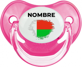 Bandera del efecto pincel madagascar con nombre: Chupete fisiológica