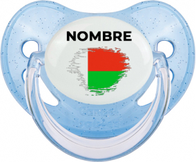 Bandera del efecto pincel madagascar con nombre: Chupete fisiológica