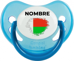 Bandera del efecto pincel madagascar con nombre: Chupete fisiológica
