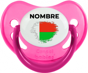 Bandera del efecto pincel madagascar con nombre: Chupete fisiológica