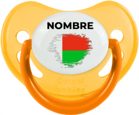 Bandera del efecto pincel madagascar con nombre: Chupete fisiológica