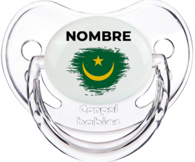 Bandera de pincel de Mauritania con nombre: Chupete fisiológica