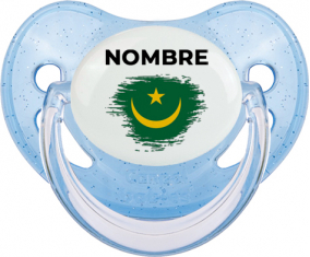 Bandera de pincel de Mauritania con nombre: Chupete fisiológica
