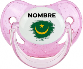 Bandera de pincel de Mauritania con nombre: Chupete fisiológica