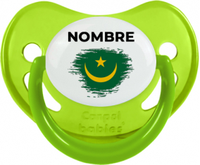 Bandera de pincel de Mauritania con nombre: Chupete fisiológica