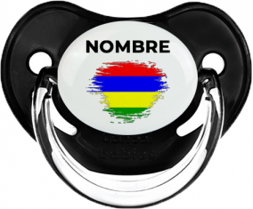 Efecto pincel de bandera Mauricio con nombre: Chupete fisiológica