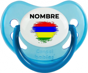 Efecto pincel de bandera Mauricio con nombre: Chupete fisiológica