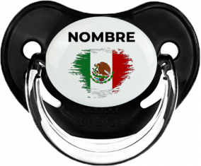 Bandera del efecto pincel de México con nombre: Chupete fisiológica