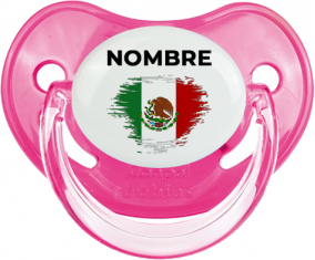 Bandera del efecto pincel de México con nombre: Chupete fisiológica