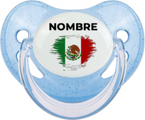 Bandera del efecto pincel de México con nombre: Chupete fisiológica