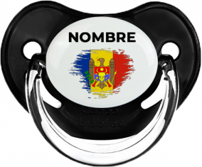 Bandera del efecto pincel moldavia con nombre: Chupete fisiológica