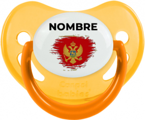 Montenegro cepilla la bandera del efecto con nombre: Chupete fisiológica