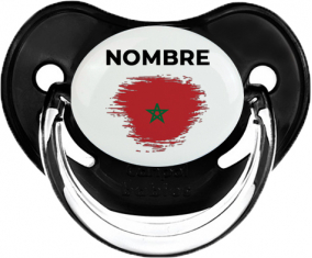 Marruecos cepilla la bandera con nombre: Chupete fisiológica