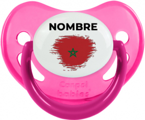 Marruecos cepilla la bandera con nombre: Chupete fisiológica