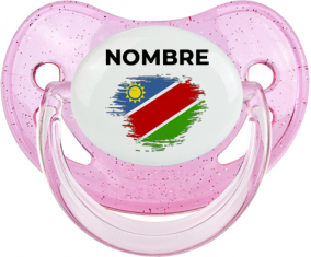 Bandera del efecto pincel de Namibia con nombre: Chupete fisiológica