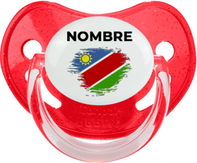 Bandera del efecto pincel de Namibia con nombre: Chupete fisiológica