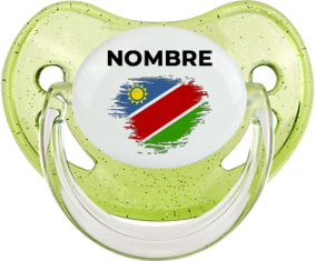 Bandera del efecto pincel de Namibia con nombre: Chupete fisiológica