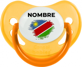 Bandera del efecto pincel de Namibia con nombre: Chupete fisiológica