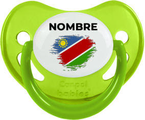 Bandera del efecto pincel de Namibia con nombre: Chupete fisiológica