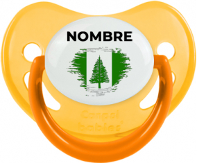 Bandera del efecto de pincel de la isla Norfolk con nombre: Chupete Fisiológica