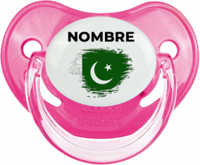 Bandera del efecto pincel de Pakistán con nombre: Chupete fisiológica