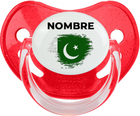 Bandera del efecto pincel de Pakistán con nombre: Chupete fisiológica