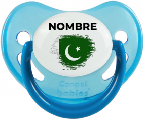Bandera del efecto pincel de Pakistán con nombre: Chupete fisiológica