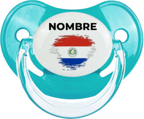 Paraguay cepilla bandera efecto con nombre: Chupete fisiológica