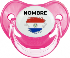 Paraguay cepilla bandera efecto con nombre: Chupete fisiológica