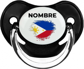 Filipinas cepilla bandera efecto con nombre: Chupete fisiológica