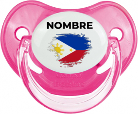 Filipinas cepilla bandera efecto con nombre: Chupete fisiológica
