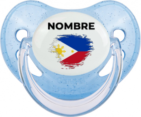 Filipinas cepilla bandera efecto con nombre: Chupete fisiológica