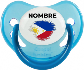 Filipinas cepilla bandera efecto con nombre: Chupete fisiológica
