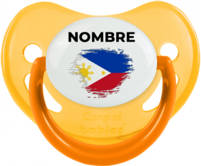 Filipinas cepilla bandera efecto con nombre: Chupete fisiológica