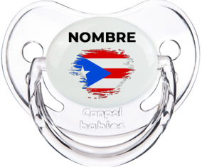 Efecto pincel de bandera Puerto Rico con nombre: Chupete fisiológica