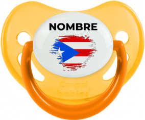 Efecto pincel de bandera Puerto Rico con nombre: Chupete fisiológica
