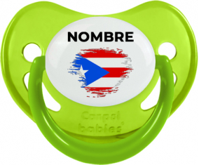 Efecto pincel de bandera Puerto Rico con nombre: Chupete fisiológica