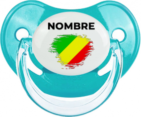 Efecto pincel de bandera República del Congo con nombre: Chupete Fisiológica personnalisée